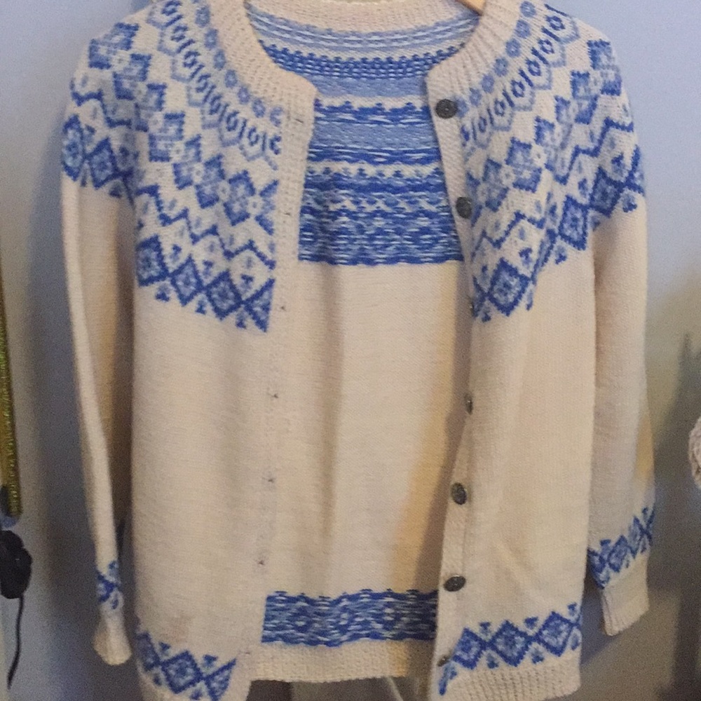 Vintage wool cardigan